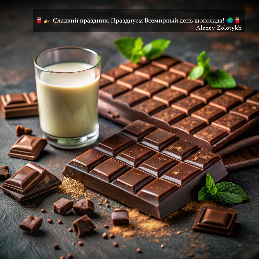 🍫🎉 Сладкий праздник: Празднуем Всемирный день шоколада! 🌍🍫